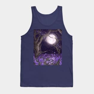 Moonlight and Purple Forest Gardens Tank Top